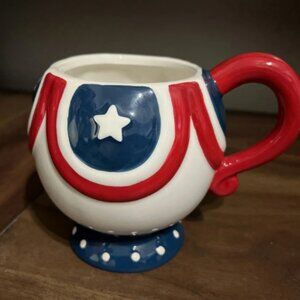 Johanna Parker Carnival Cottage Patriotic 4th Coffee Mug
